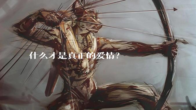 什么才是真正的爱情？